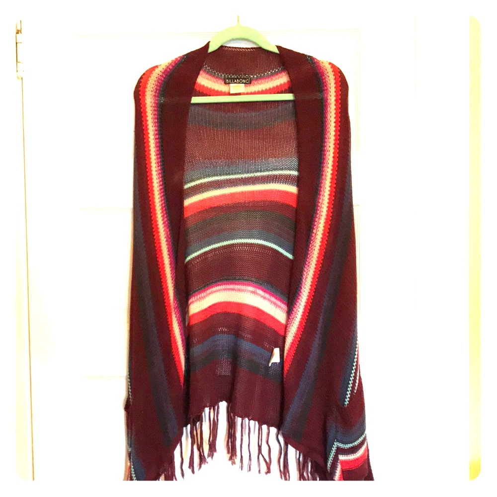 BILLABONG CARDIGAN! Great for fall! EXLT condition